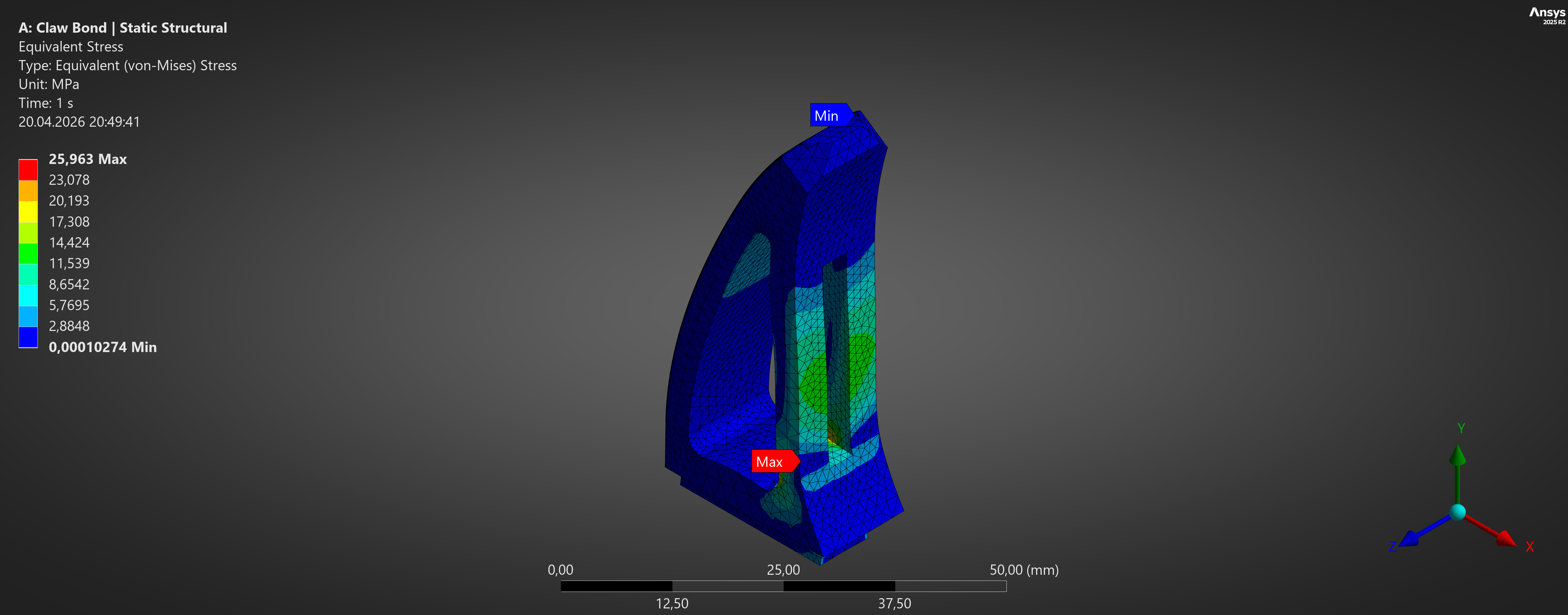 Version 1 stress analysis